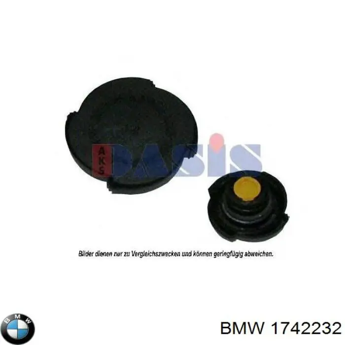 1742232 BMW tapa radiador