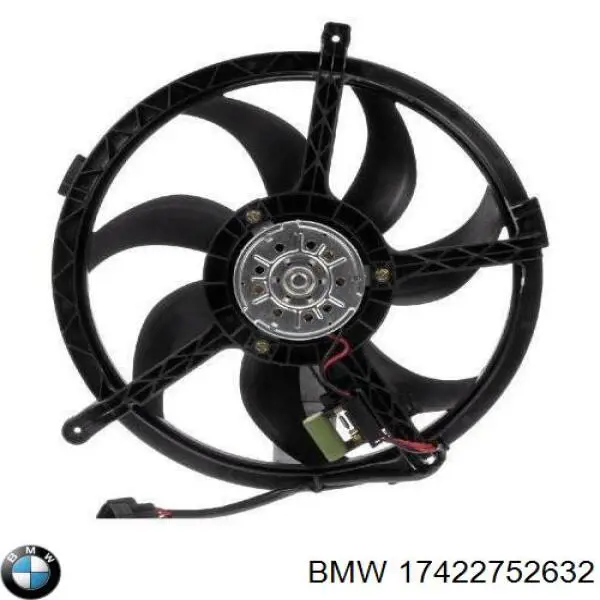 Ventilador de radiador 17422752632 BMW