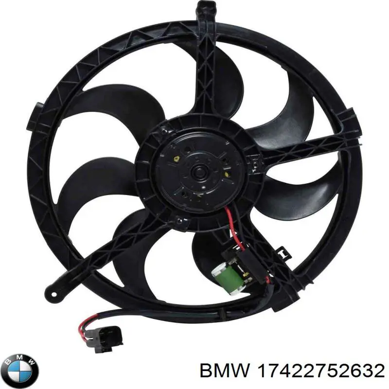 17422752632 BMW Ventilador de refrigeración del motor