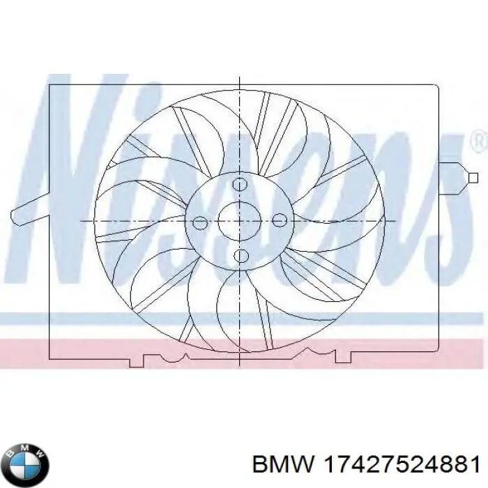 Comprar 17427524881 BMW Ventilador de radiador