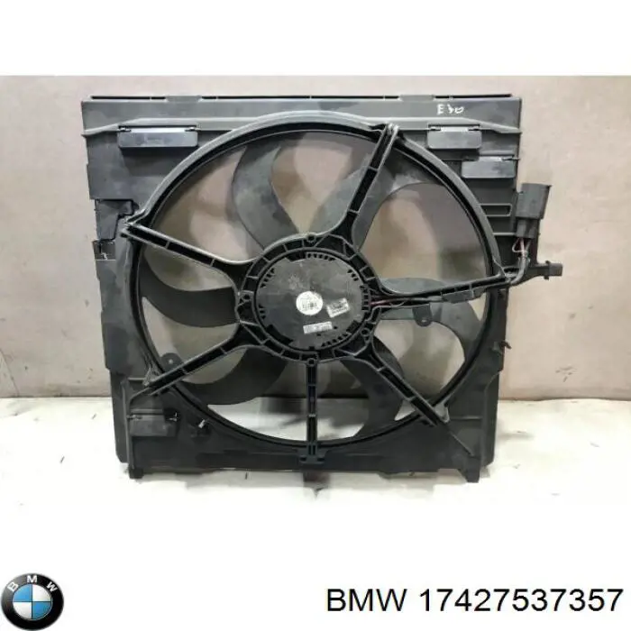 17427537357 BMW difusor de radiador, ventilador de refrigeración, condensador del aire acondicionado, completo con motor y rodete