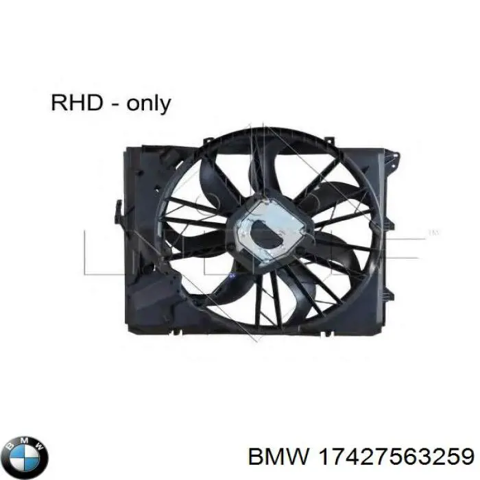 Ventilador, refrigeración motor BMW 17427563259 precio, desde 101,64 EUR