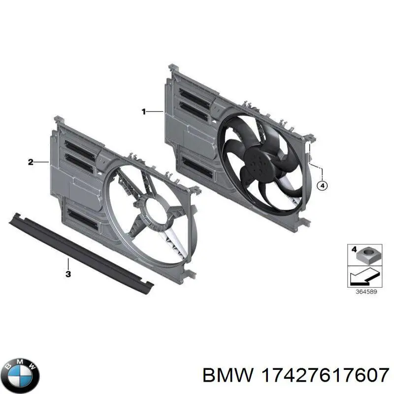 CFF531000P Mahle Original Ventilador de refrigeración del motor