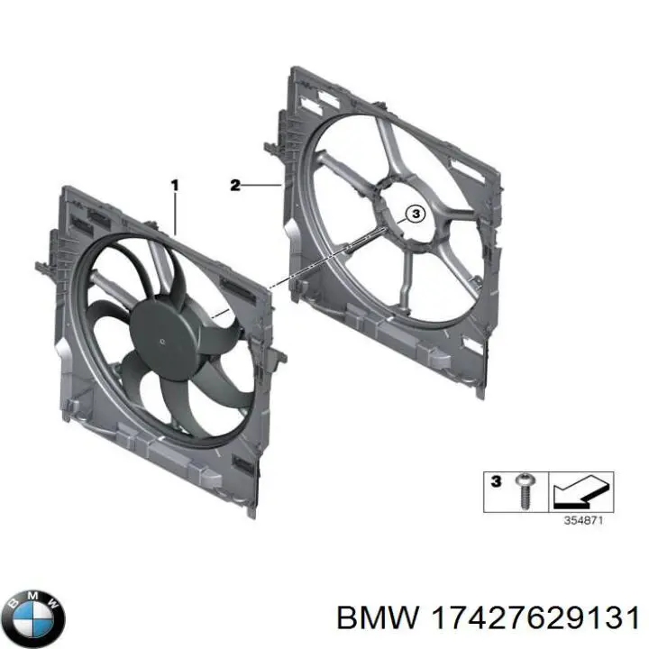 Radiador de agua BMW 17427629131 precio, desde 249,77 EUR