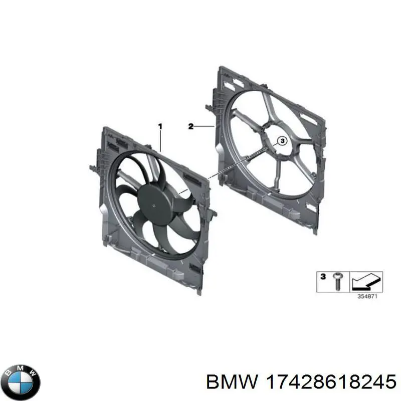 Radiador de agua BMW 17428618245 precio, desde 249,77 EUR