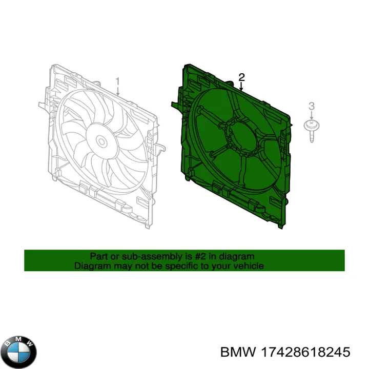Comprar 17428618245 BMW Bastidor, radiador