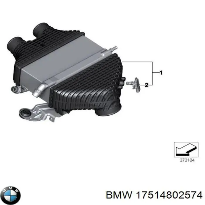 17514802574 BMW intercooler