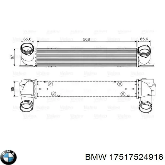 17517524916 BMW intercooler