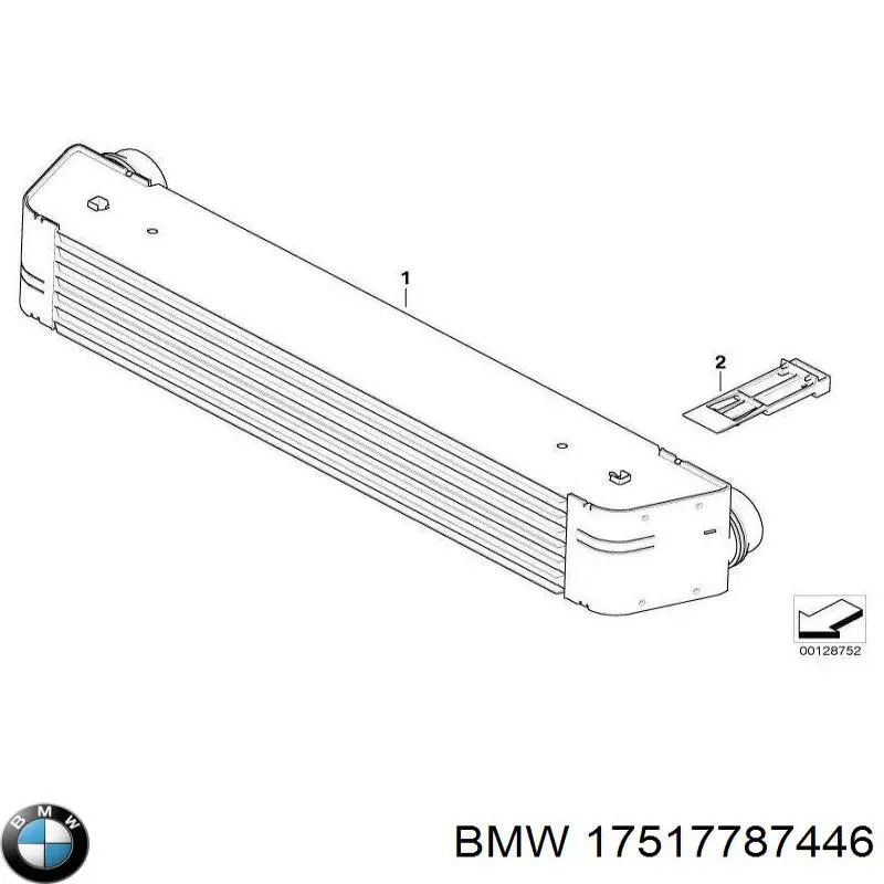 Enfriador de aire de admisión BMW 17517787446