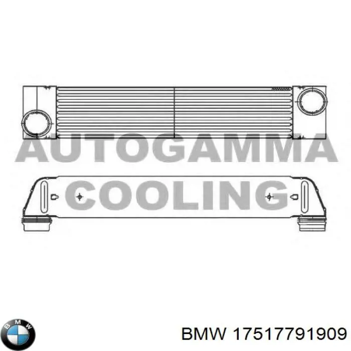 Comprar 17517791909 BMW Turbo intercooler