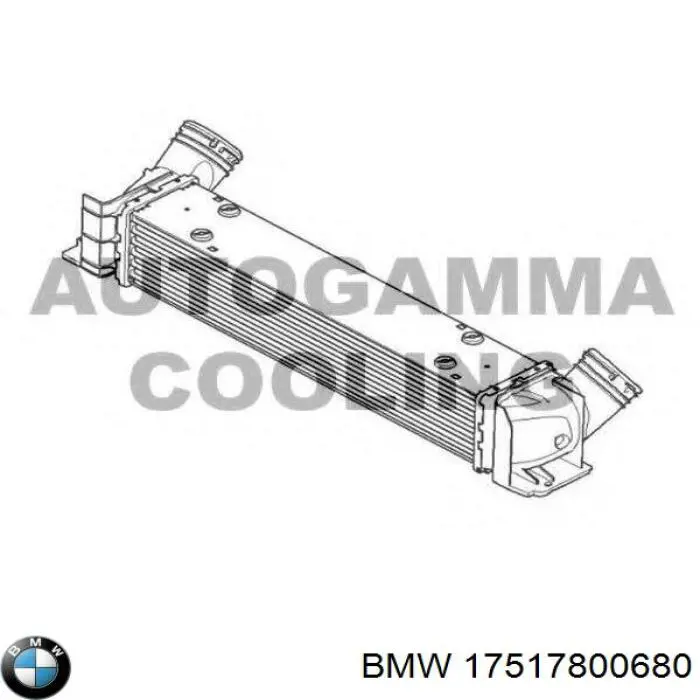 17517800680 BMW radiador de aire de admisión