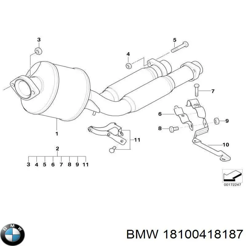 Filtro hollín BMW 18100418187 precio, desde 1701,75 EUR