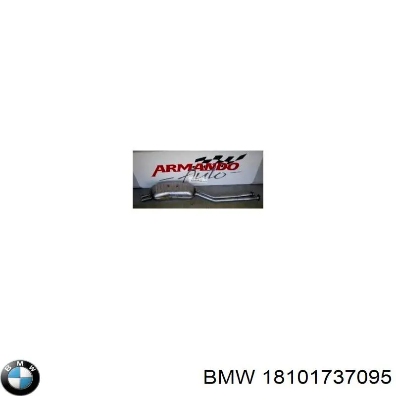 Silenciador trasero BMW 18101737095 precio, desde 170,25 EUR