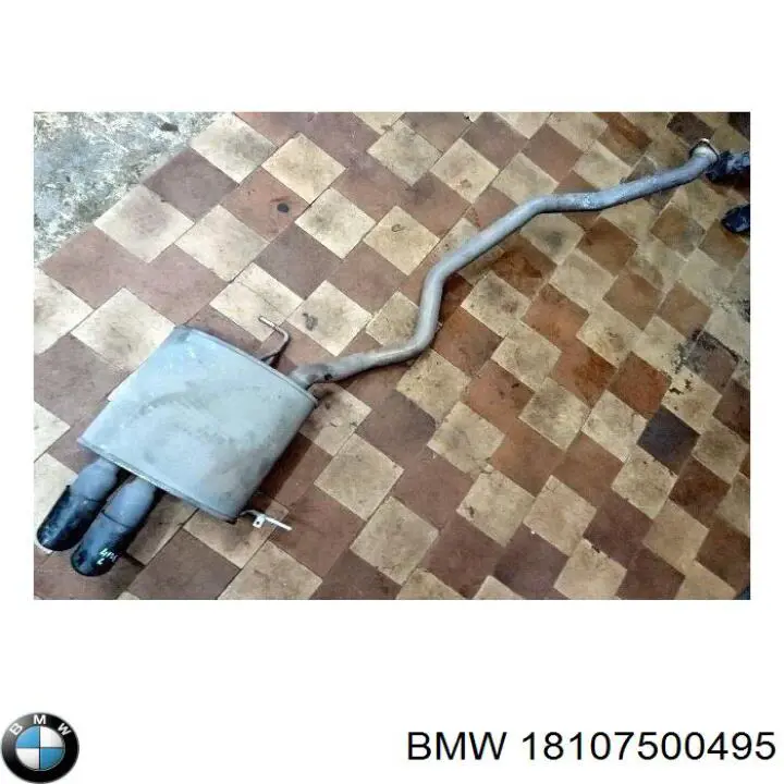 18107500495 BMW silenciador posterior