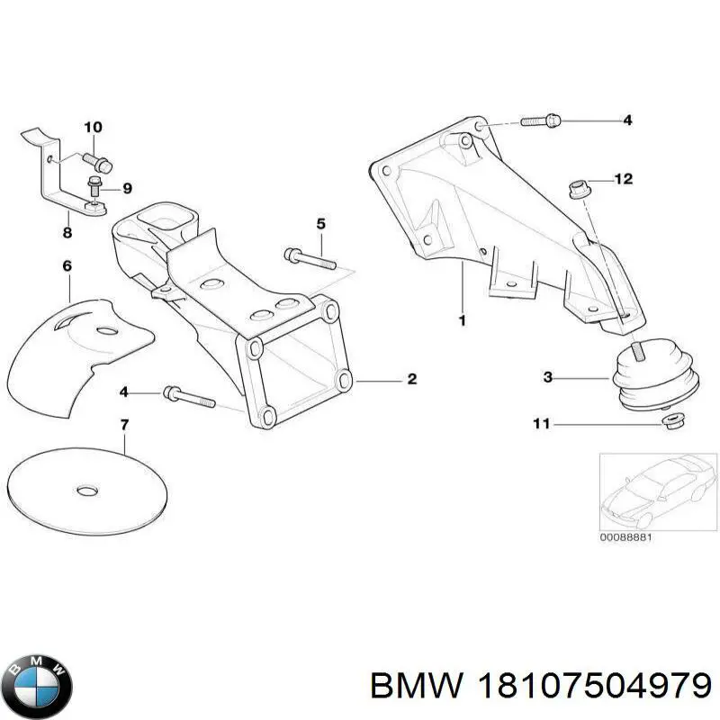 Silenciador del medio para BMW 5 (E39)