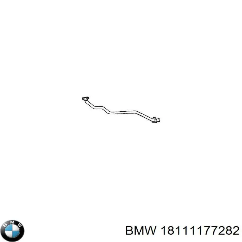 18 11 1 175 575 BMW silenciador delantero