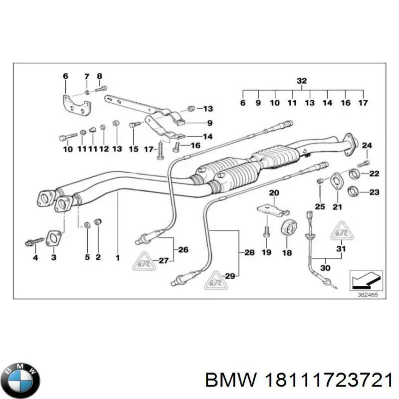 Comprar 18111723721 BMW Junta de escape