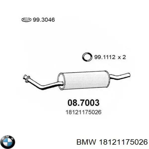Comprar Silenciador trasero BMW 3  E21 a bajo precio