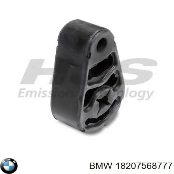 Abrazadera de silenciador trasera BMW 18207568777