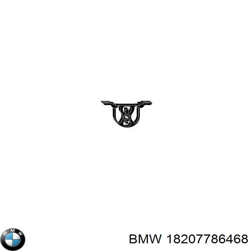 Soporte escape 18207786468 BMW