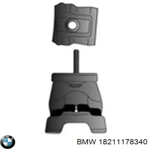 18211178340 BMW Abrazadera de silenciador trasera