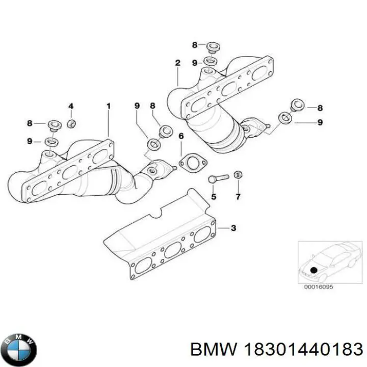 Junta de tubo de escape BMW 18301440183 precio, desde 3,37 EUR