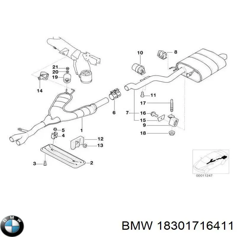 18301716411 BMW 