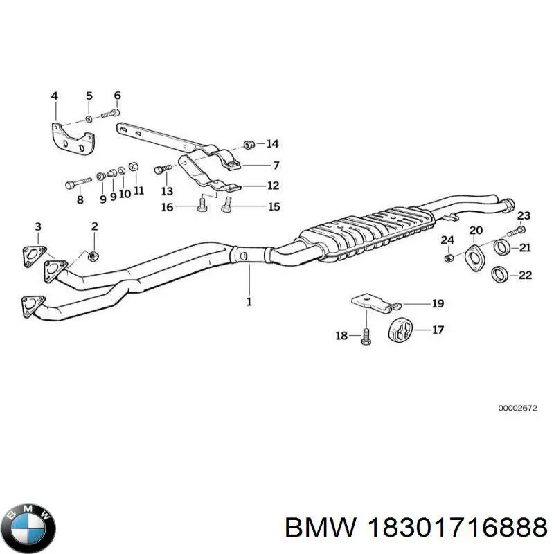 Comprar 18301716888 BMW Junta de escape