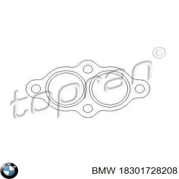 18301728208 BMW junta, tubo de escape silenciador
