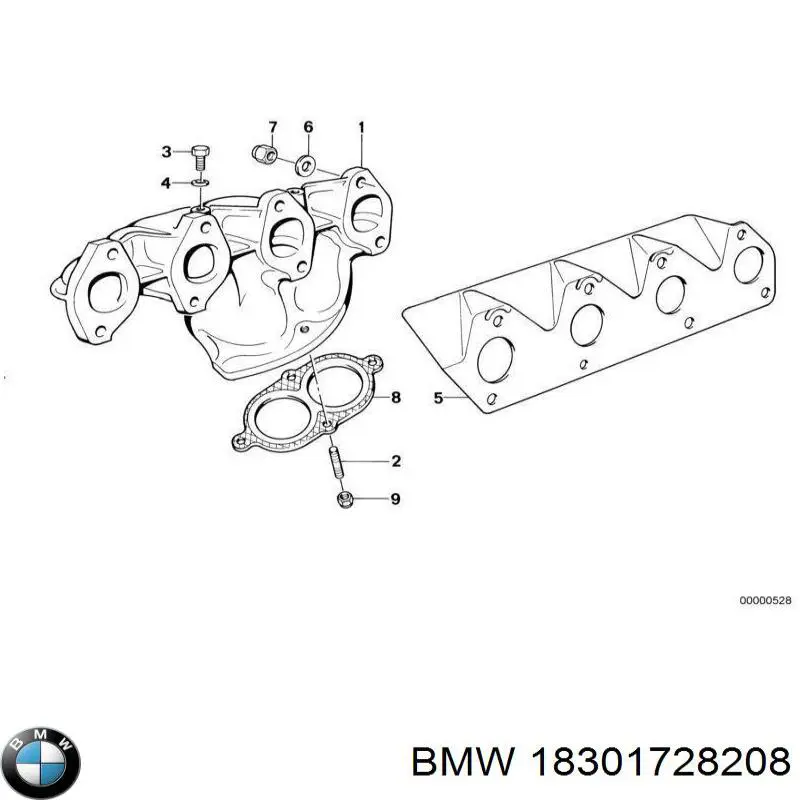Junta de tubo de escape BMW 18301728208 precio, desde 3,50 EUR