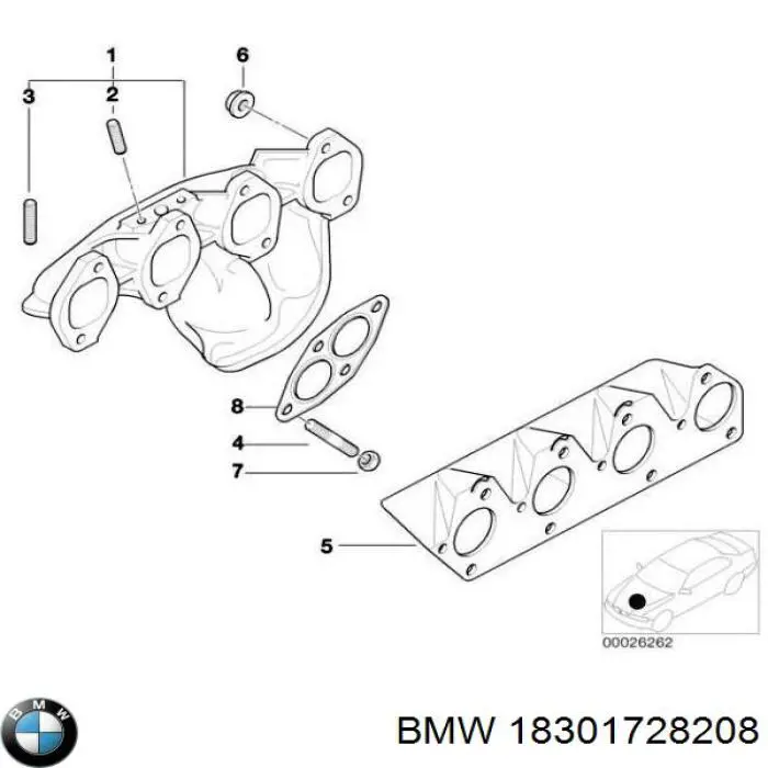 Comprar 18301728208 BMW Junta de escape