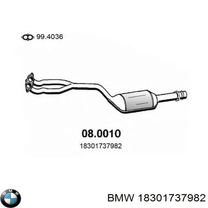 Comprar 18301737982 BMW Catalizador