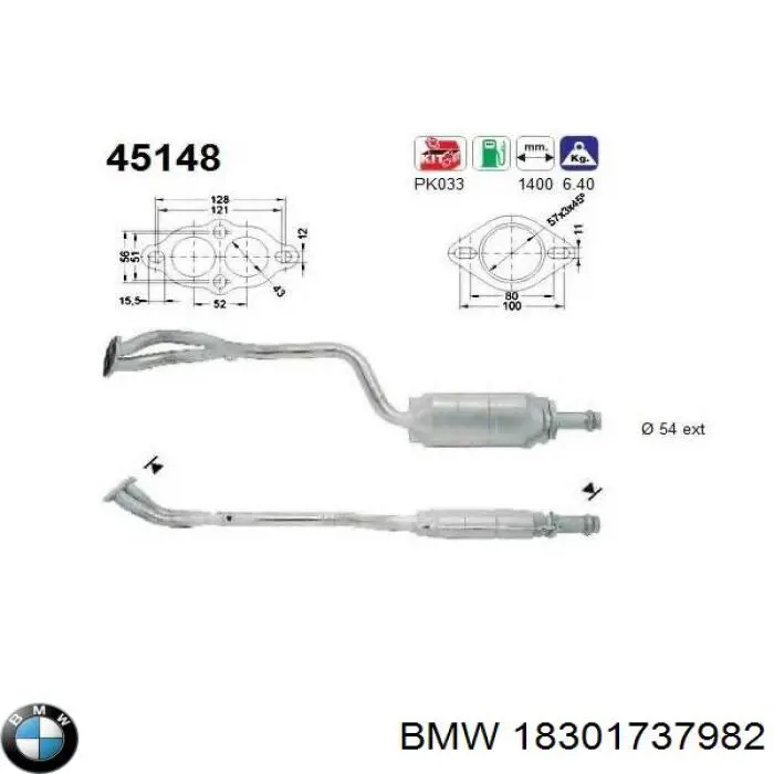 BM90221H BM Catalysts Catalizador de gasolina y diésel