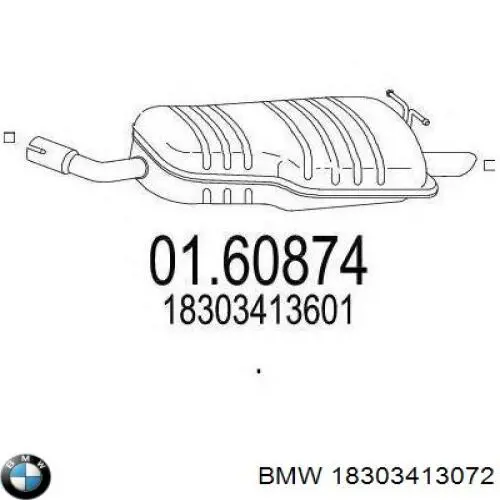 Comprar 0367 Polmostrow Silenciador trasero