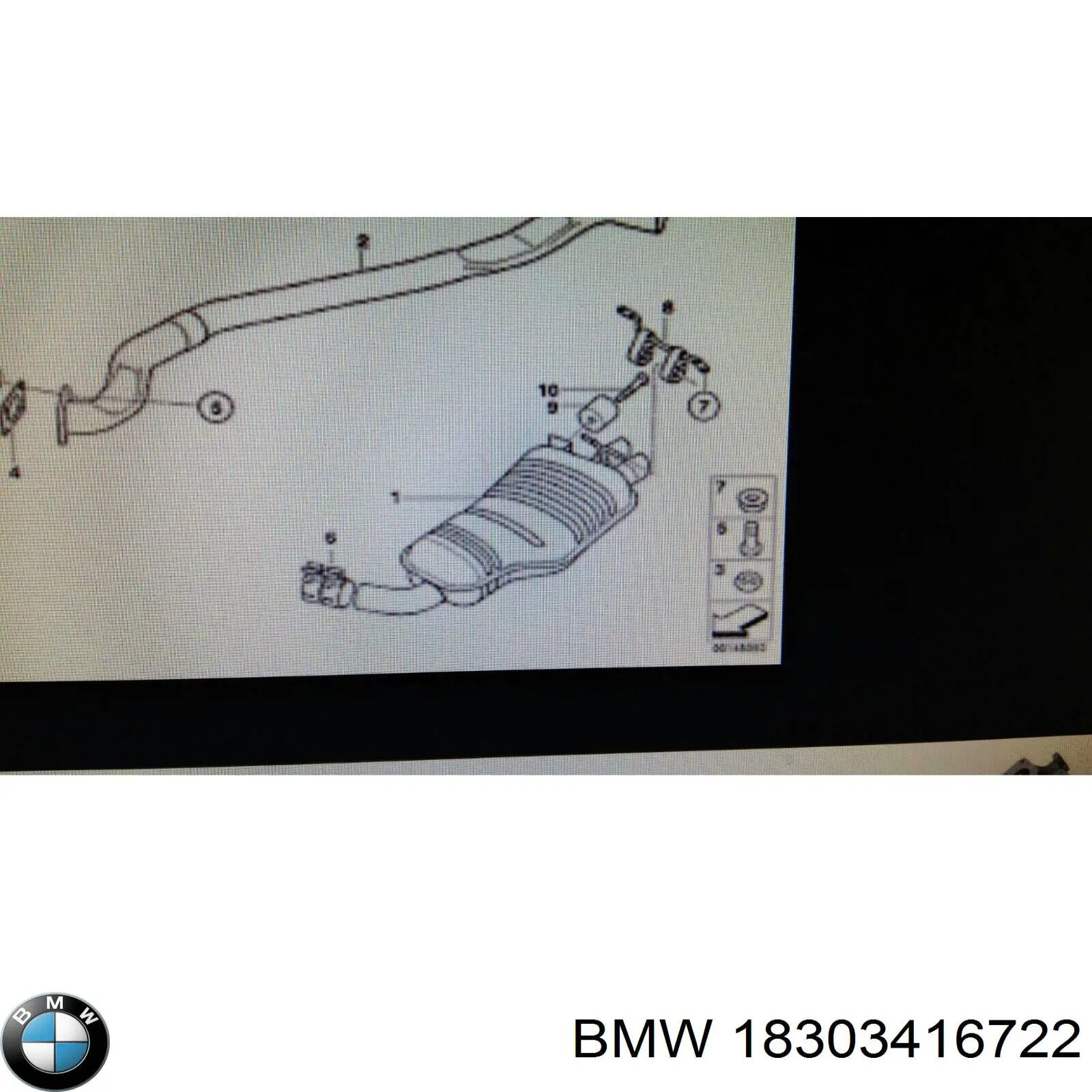 Silencioso trasero para BMW X3 (E83)