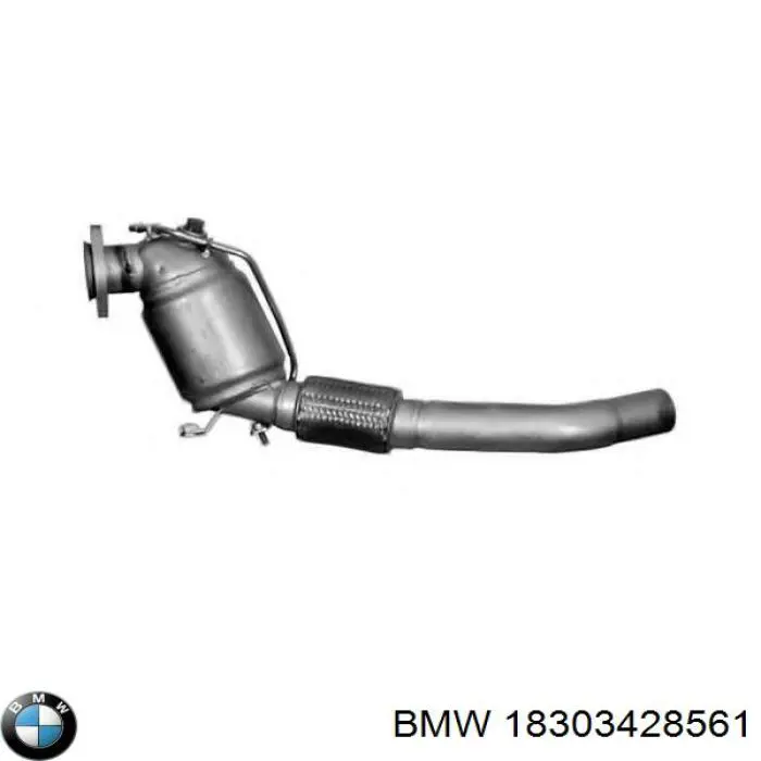 18303412736 BMW tubo de admisión del silenciador de escape delantero