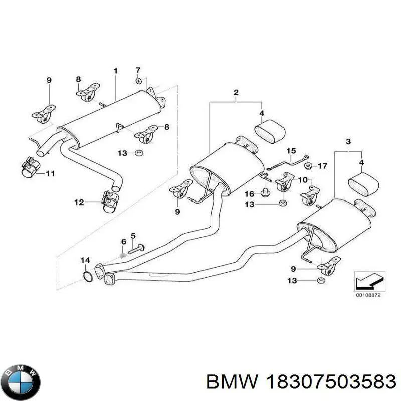 Juntas Para Silenciador para BMW X5 (E53)