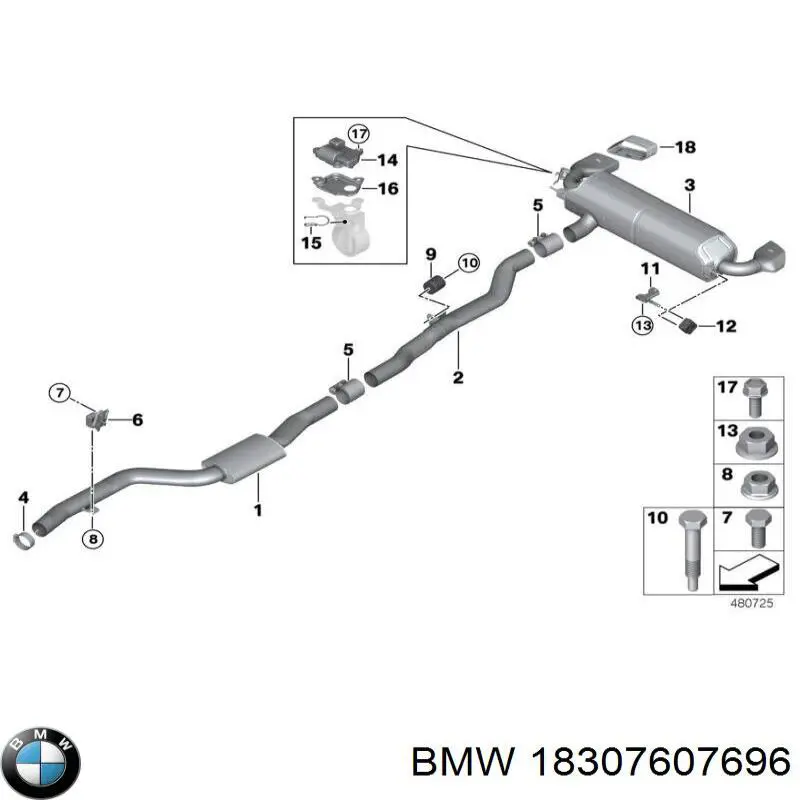 Comprar 18307607696 BMW 