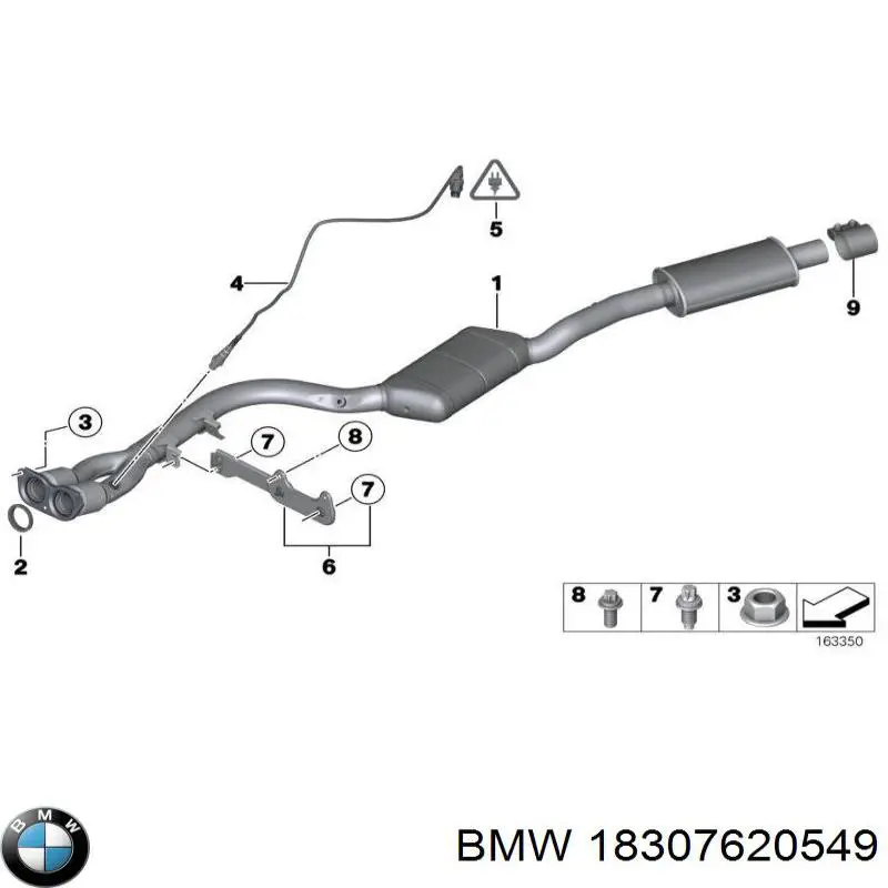 Comprar 18307620549 BMW Tuerca del colector de escape