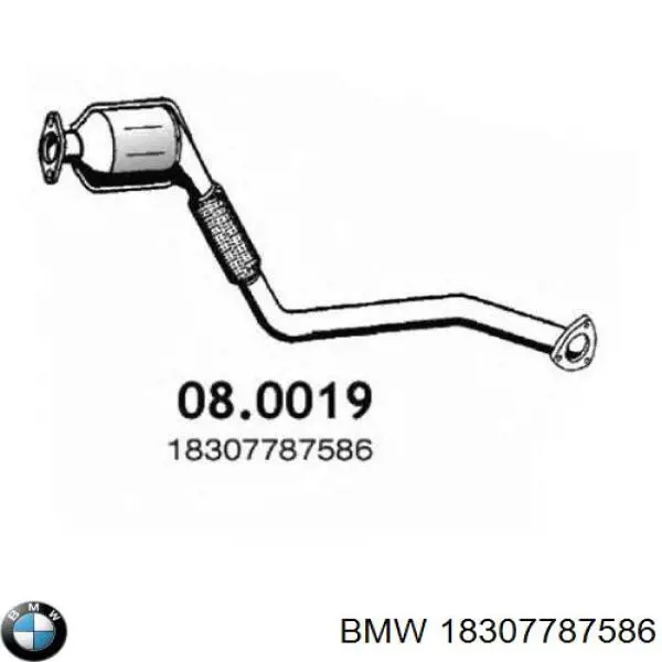 18307787586 BMW Catalizador de gasolina y diésel