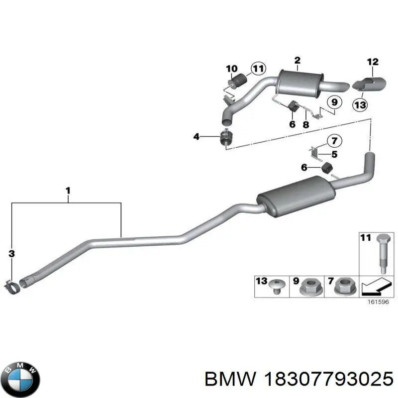 Abrazadera trasera del silenciador Chrysler 4695220AB precio, desde 2,03 EUR