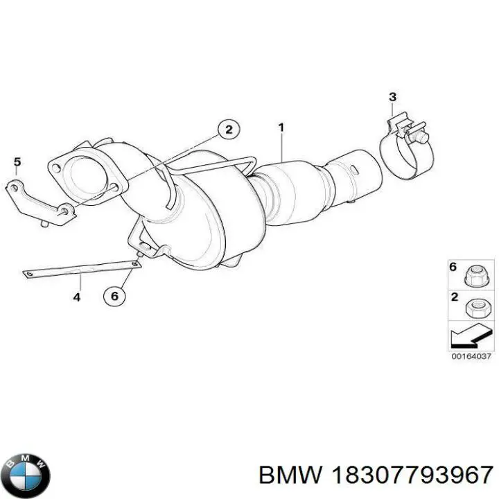 18307793967 BMW chapa ondulada del silenciador