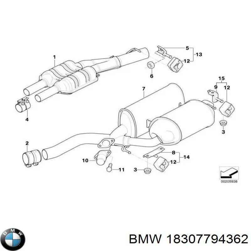 Comprar Silenciador trasero BMW 7  E65, E66, E67