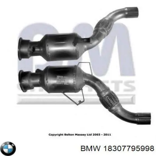 18307795998 BMW Catalizador de gasolina y diésel