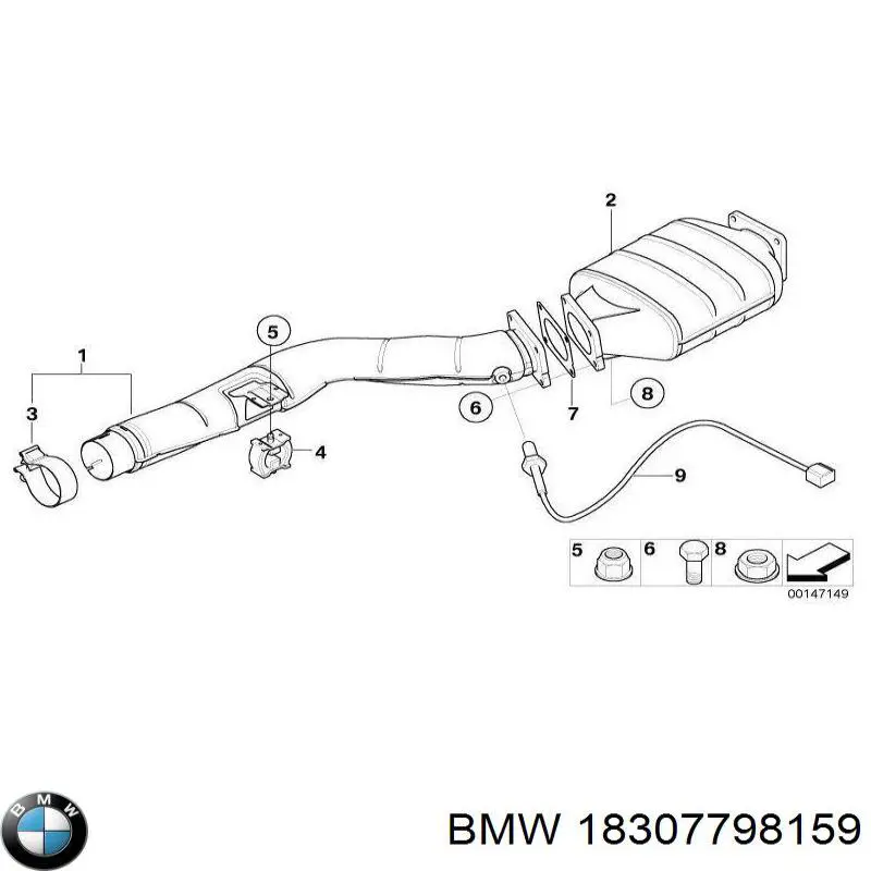 Filtro hollín BMW 18307798159 precio, desde 277,68 EUR