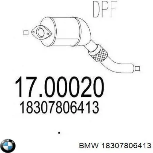 Comprar 18307806413 BMW Filtro de partículas (FAP)