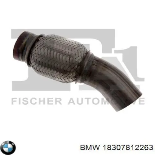 18307812263 BMW chapa ondulada del silenciador