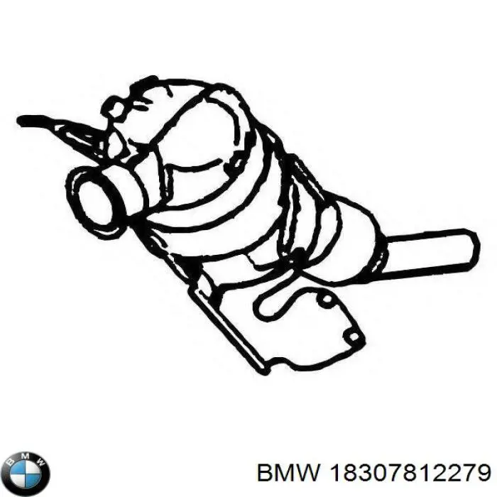 Filtro hollín/partículas, sistema escape BMW 18307812279