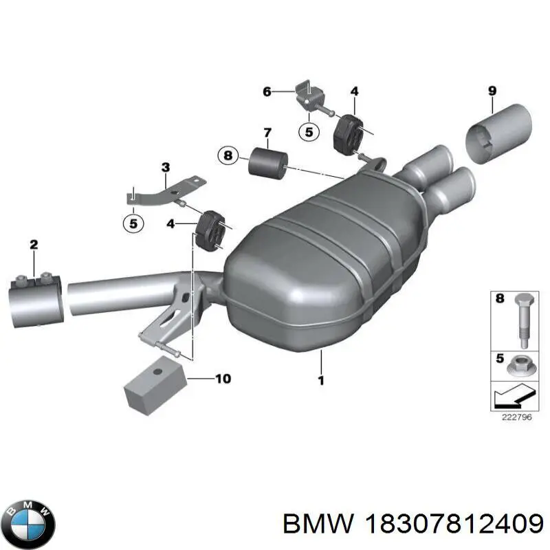 Comprar 18307812409 BMW 