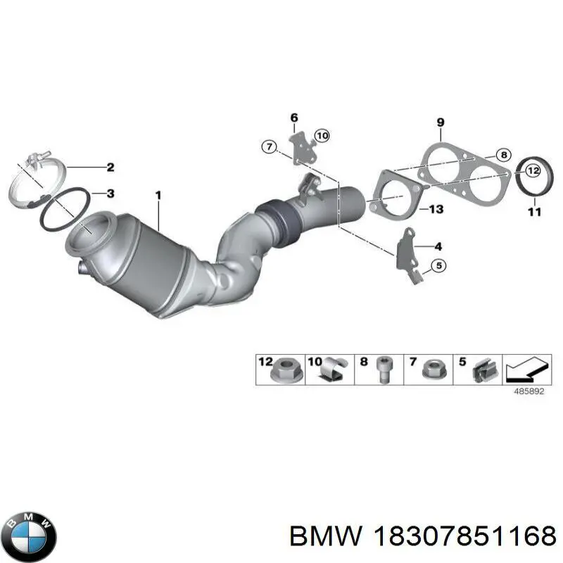 Comprar 18307851168 BMW Junta del adaptador del filtro de aceite